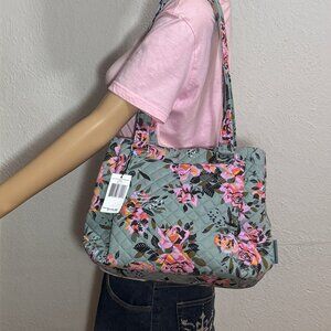 Vera Bradley Multi-Compartment Shoulder Bag in Rosy Outlook NWT
